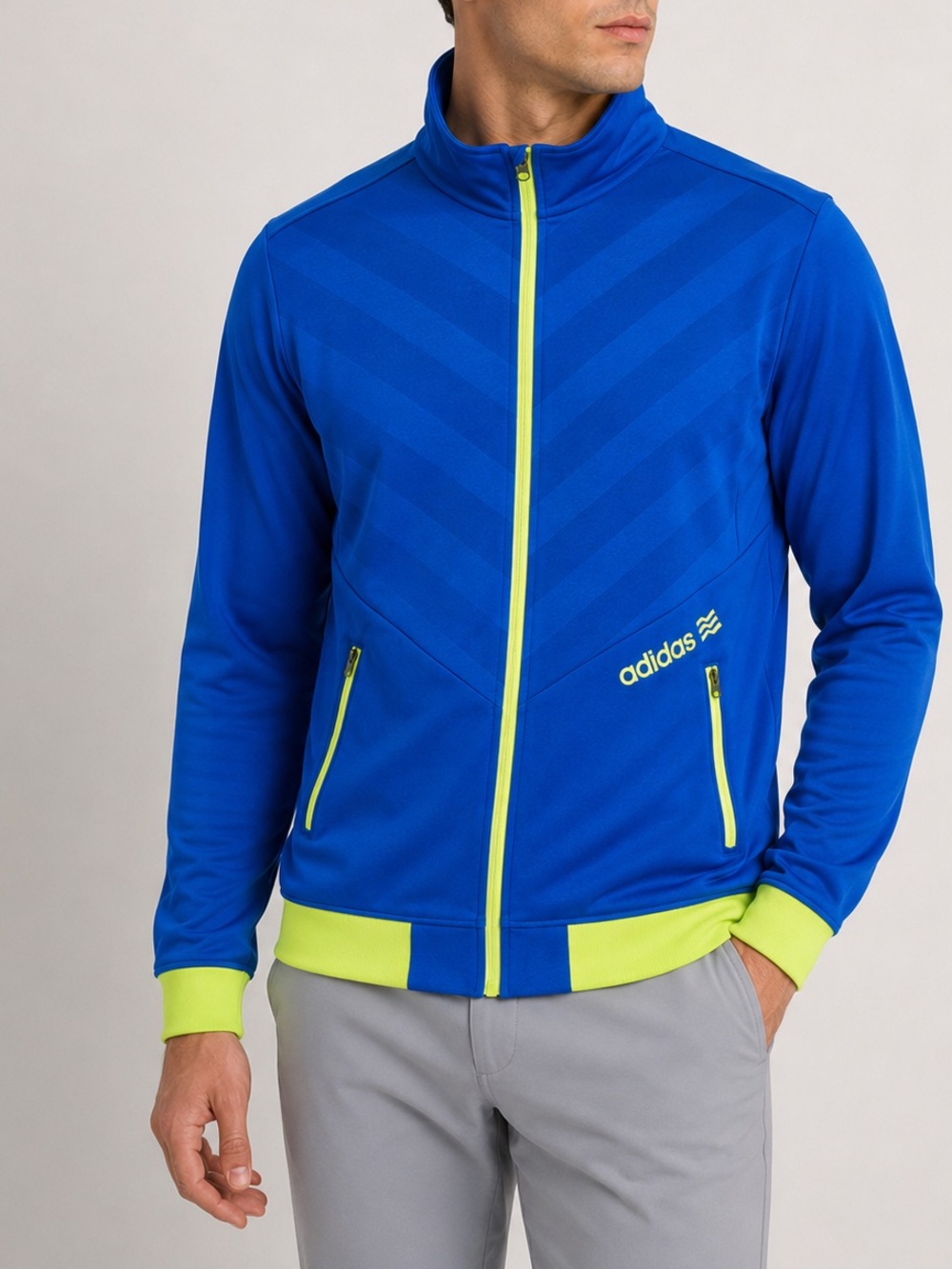 2/49$ Adidas Golf zip up sweater Sz Large‎